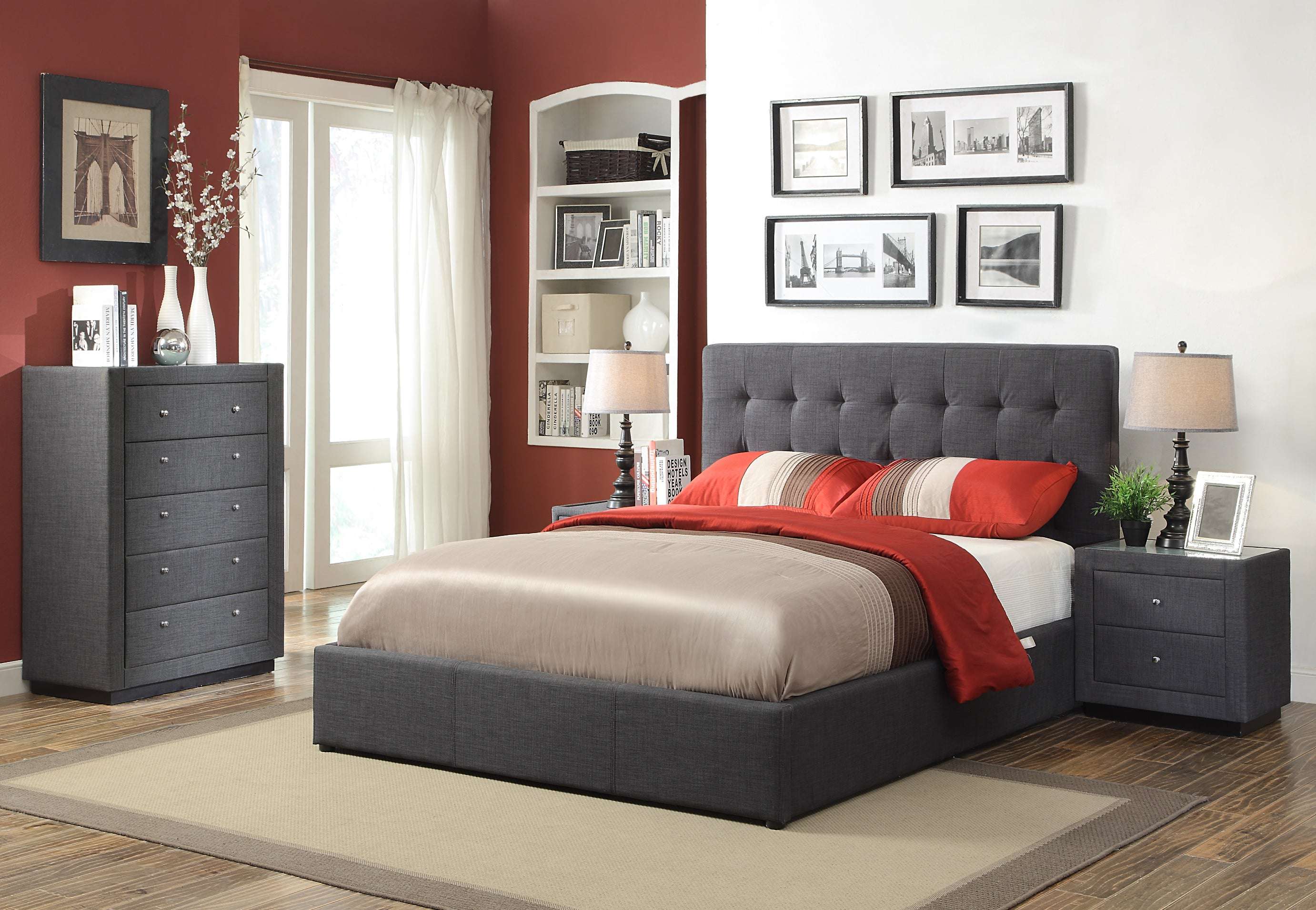 Brooklyn Fabric Upholstered Bed Frame